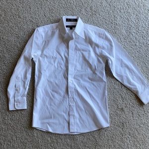 Crisp bright white Nordstrom button down shirt
